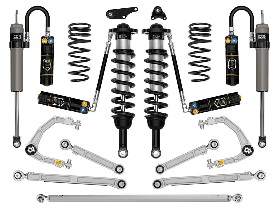 ICON 2024-2025 Toyota Tacoma 1.25-3" Lift, Stage 12 Suspension System, Billet for Toyota Tacoma