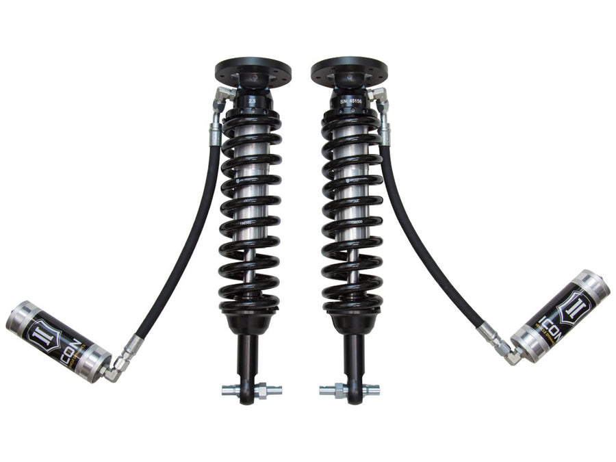 ICON 15-20 Ford F150 2WD 1.75-3” Lift Front 2.5 VS Remote Reservoir Coilover Kit for Ford F-150