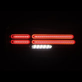23-25 Nissan Z Quad-Loop Style NOVA-Series Prismatic LED Tail Lights Black | AlphaRex