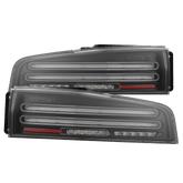23-25 Nissan Z Twin-Loop Style NOVA-Series Prismatic LED Tail Lights Black | AlphaRex