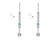 Bilstein 5100 Monotube Adjustable Strut Front Pair for 2004-2008 Ford F150 4WD for Ford F-150