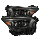 24-25 Toyota Tacoma / 25-up 4Runner OG-Style LUXX-Series LED Projector Headlights Alpha-Black | AlphaRex