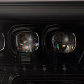 24-25 Toyota Tacoma / 25-up 4Runner OG-Style NOVA-Series LED Projector Headlights Alpha-Black | AlphaRex
