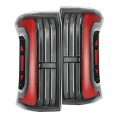 24-25 Toyota Tacoma NOVA-Series Prismatic LED Tail Lights Black-Red | AlphaRex