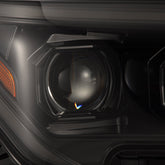 24-25 Toyota Tacoma / 25-up 4Runner LUXX-Series LED Projector Headlights Alpha-Black | AlphaRex