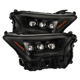 24-25 Toyota Tacoma / 25-up 4Runner NOVA-Series LED Projector Headlights Alpha-Black | AlphaRex