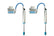 King Shocks 2.5 Performance w/ Remote Reservoir Shocks Rear Pair for 2005-2023 Toyota Tacoma 6 Lug 4WD for Toyota Tacoma