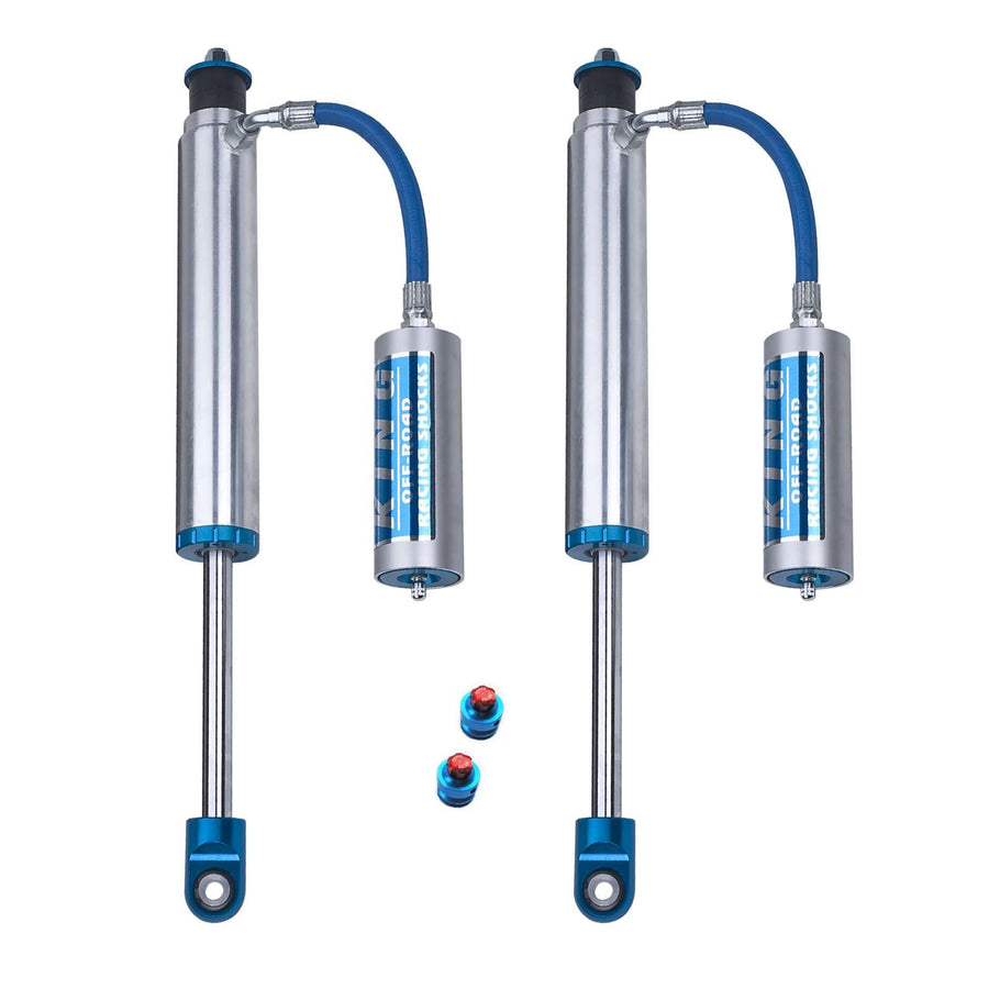 King Shocks 2.5 Performance w/ Remote Reservoir Shocks Rear Pair for 2005-2023 Toyota Tacoma 6 Lug 4WD for Toyota Tacoma
