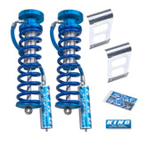 King Shocks 2.5 Performance Coilovers Conversion w/ Remote Reservoir Front Pair for 2005-2016 Ford F250 Super Duty 4WD for Ford Super Duty