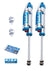 King Shocks 2.5 Performance Piggyback Adjustable Shocks Pair 25001-177A
