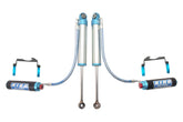 King Shocks 2.5 Performance w/ Fin Piggyback Reservoir Adjustable Shocks Pair 25001-186A