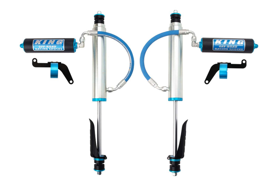 King Shocks 2.5 Performance w/ Fin Piggyback Reservoir Shocks Pair 25001-187