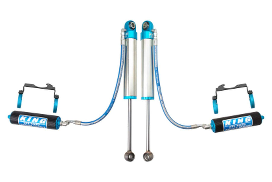 King Shocks 2.5 Performance w/ Fin Piggyback Reservoir Shocks Pair 25001-188