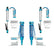 2.5 Performance Series Shocks Set for 2010-2024 Toyota 4Runner KDSS 4WD for Toyota 4Runner