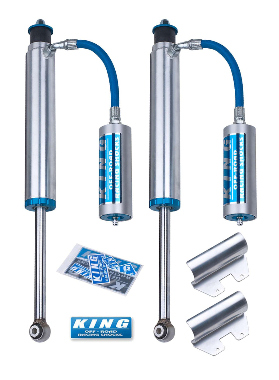 King Shocks 2.5 Performance w/ Remote Reservoir Shocks Rear Pair for 1998-2012 Toyota Land Cruiser 100 4WD for Toyota Land Cruiser