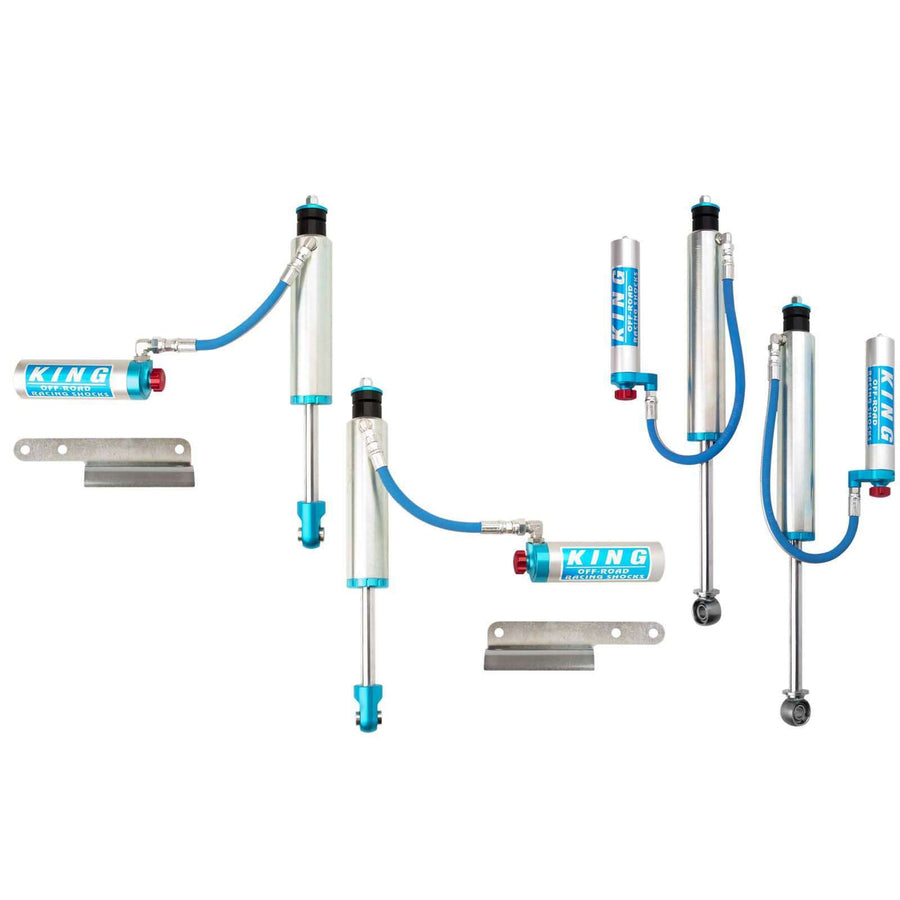 King Shocks 2.5 Performance w/ Remote Reservoir Shocks Set for 1998-2012 Toyota Land Cruiser 100 4WD for Toyota Land Cruiser