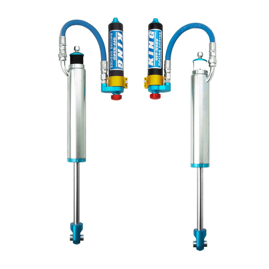 King Shocks 2.5 Performance w/ Remote Reservoir Shocks Rear Pair for 1999-2006 Mitsubishi Montero 4WD RWD