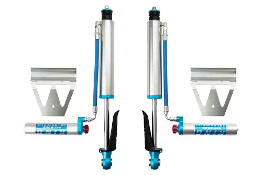 King Shocks 2.5 Performance w/ Remote Reservoir Shocks Rear Pair for 2008-2021 Toyota Land Cruiser 200 4WD for Toyota Land Cruiser