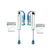 King Shocks 2.5 Performance w/ Remote Reservoir Shocks Rear Pair for 2010-2024 Toyota 4Runner 4WD for Toyota 4Runner