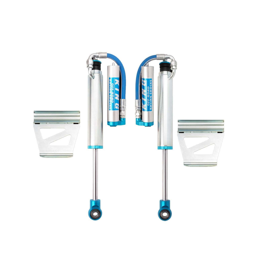 King Shocks 2.5 Performance w/ Remote Reservoir Shocks Rear Pair for 2010-2024 Toyota 4Runner 4WD for Toyota 4Runner