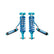 King Shocks 2.5 Performance Coilovers w/ Adjustable Remote Reservoir Front Pair for 2021-2023 Chevrolet Tahoe 4WD w/3" lift for Chevrolet Tahoe