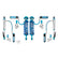 2.5 Performance Series Shocks Set for 2024 Toyota Tundra 4WD w/0-2.5" lift for Toyota Tundra