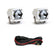 S1 White LED Auxiliary Light Pod Pair Spot Clear