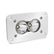 S2 Pro White Flush Mount LED Auxiliary Light Pod Spot Clear