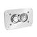 S2 Pro White Flush Mount LED Auxiliary Light Pod Driving/Combo Clear