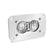 S2 Pro White Flush Mount LED Auxiliary Light Pod Wide Cornering Clear