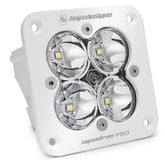 Squadron Pro White Flush Mount LED Auxiliary Light Pod Spot Clear