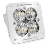 Squadron Pro White Flush Mount LED Auxiliary Light Pod Wide Cornering Clear
