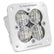 Squadron Pro White Flush Mount LED Auxiliary Light Pod Wide Cornering Clear