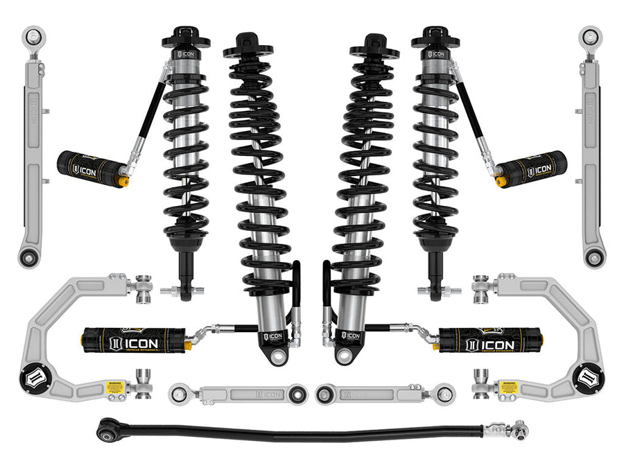 ICON 2021-2026 Ford Bronco, Sasquatch, 2-3" Lift, Stage 7 Suspension System, CDCV, Billet, Heavy Rate Rear Springs for Ford Bronco