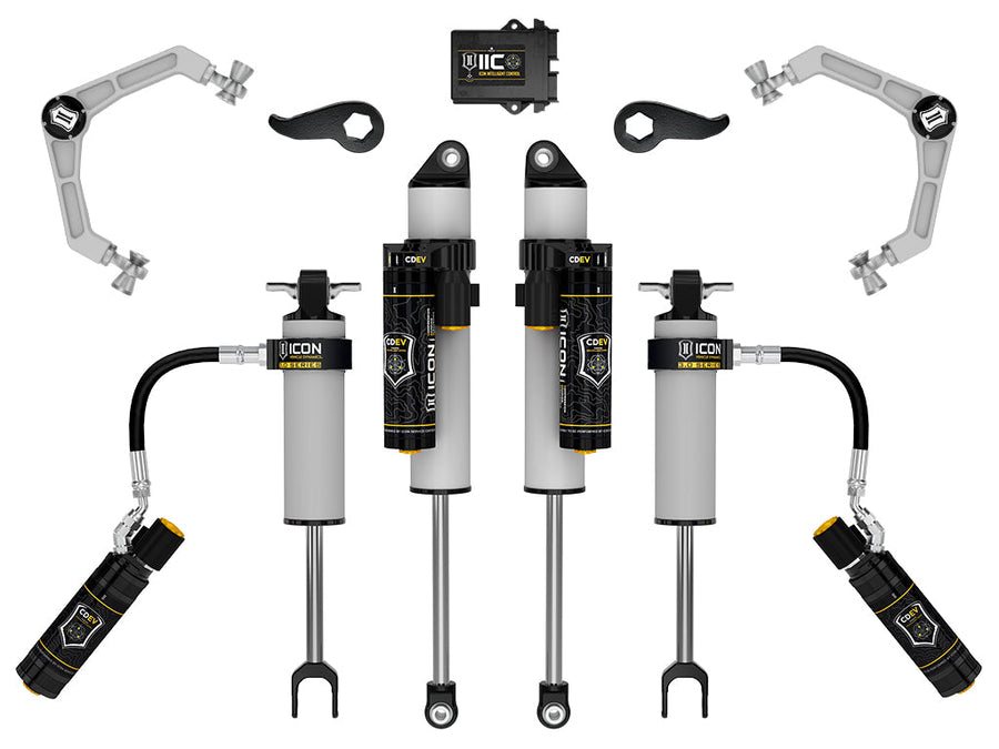 ICON 2020-2026 Chevrolet Silverado/GMC Sierra 2500/3500 HD, 2-3.5" Lift, Stage 3 3.0 Suspension System, Billet for Chevrolet Silverado