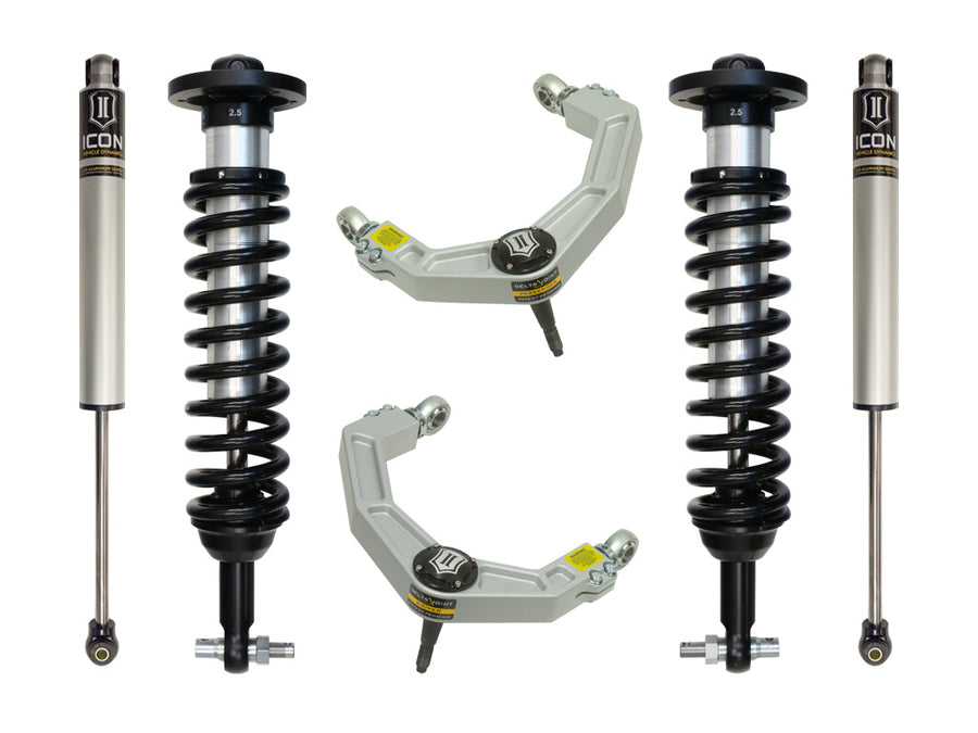 ICON 2014 Ford F-150 2WD, 0-2.63" Lift, Stage 2 Suspension System, Billet for Ford F-150