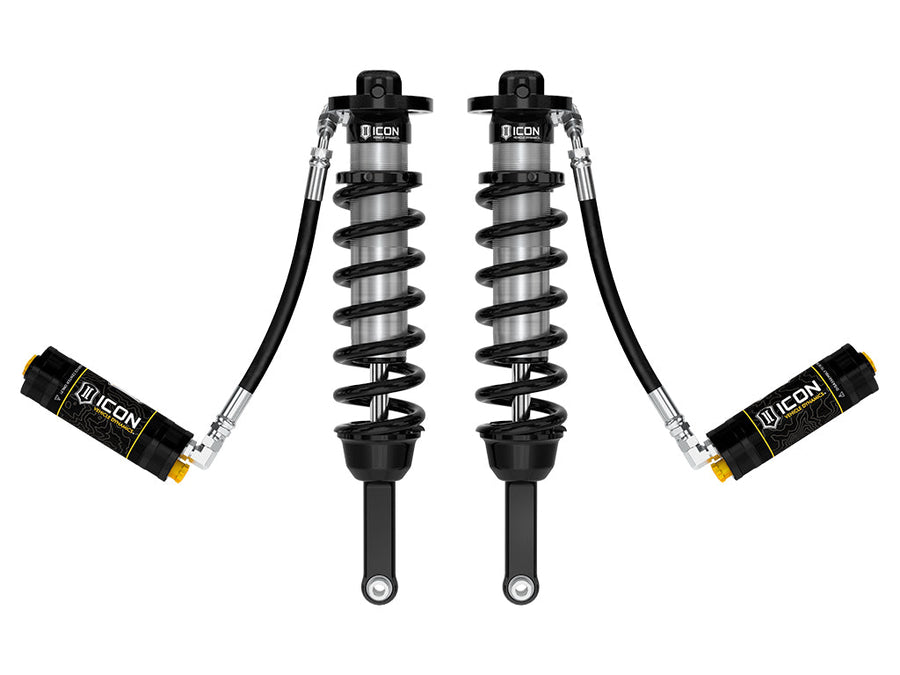 ICON 2005-2023 Toyota Tacoma, 0-3.5"/0-2.75" Lift, Front, V.S. 2.5 Series Coilover Kit, Extended Travel, Remote Reservoir w/ CDCV, Pair for Toyota Tacoma