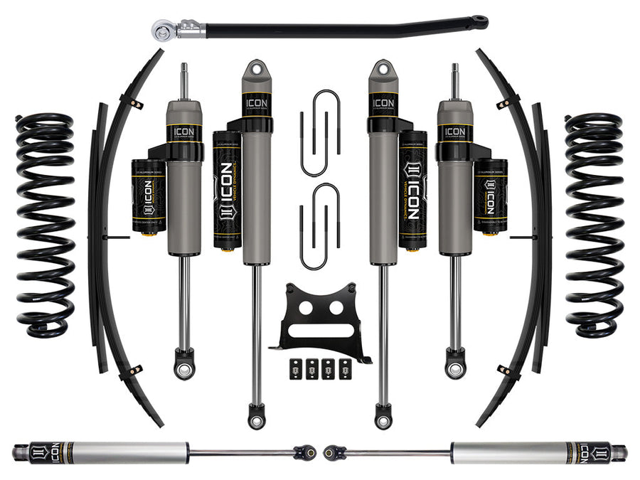 ICON 2008-2010 Ford F-250/F-350 Super Duty 4WD Diesel, 2.5" Lift, Stage 4 Suspension System w/ Expansion Packs for Ford Super Duty