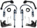 ICON 2010-2024 Toyota 4Runner/2010-2014 Toyota FJ Cruiser, Stage 1, S2 Secondary Shock Upgrade System for Toyota 4Runner