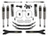 ICON 2023-2025 Ford F-250/F-350 Super Duty 4WD, Diesel, 4.5" Lift, Stage 3 Suspension System w/ Radius Arms & Expansion Packs for Ford Super Duty