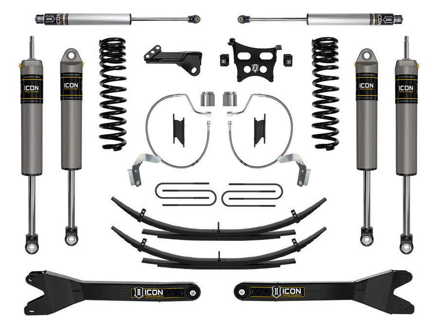 ICON 2023-2025 Ford F-250/F-350 Super Duty 4WD, Diesel, 4.5" Lift, Stage 3 Suspension System w/ Radius Arms & Expansion Packs for Ford Super Duty