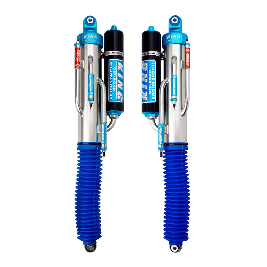 King Shocks 3.0 Performance w/ Fin Piggyback Reservoir Adjustable Shocks Rear Pair for 2010-2014 Ford Raptor 4WD for Ford Raptor