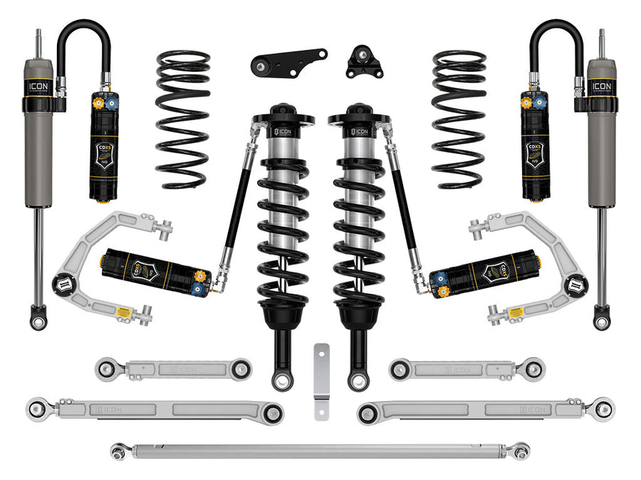 ICON 2024-2025 Toyota Land Cruiser 250 Series, 1.25-3" Lift, Stage 9 Suspension System, CDXS, Billet for Toyota Land Cruiser