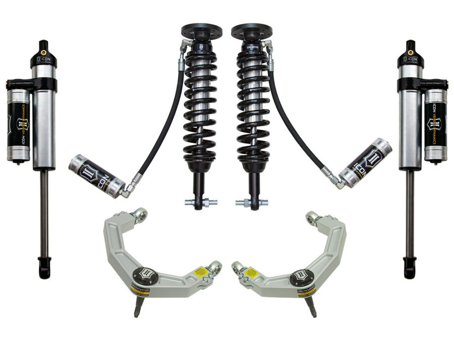 ICON 2014 Ford F-150 2WD, 1.75-2.63" Lift, Stage 4 Suspension System, Billet for Ford F-150