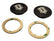ICON Vehicle Dynamics Tubular Upper Control Arm Billet Cap Set for Universal