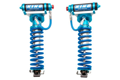 King Shocks 3.0 Performance Coilovers w/ Adjustable Remote Reservoir Front Pair for 2005-2016 Ford F250 Super Duty 4WD for Ford Super Duty