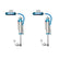 King Shocks 3.0 Performance w/ Remote Reservoir Shocks Rear Pair for 2008-2021 Toyota Land Cruiser 200 4WD for Toyota Land Cruiser