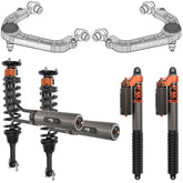 Camburg Engineering 4WD 2021-2024 Ford F-150 Excludes Raptor FOX 3.0 Factory DSC KINETIK Series Lift Kit CAM-110268-K for the Ford F-150, Ford Raptor