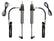 ICON 2005-2023 Toyota Tacoma, Rear, V.S. 2.5 Aluminum Series RXT Shock Absorbers, Remote Reservoir w/ CDEV, Pair for Toyota Tacoma