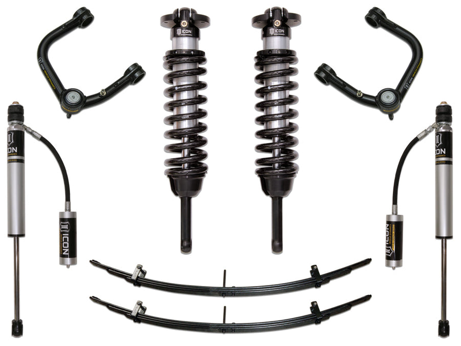 ICON 2005-2015 Toyota Tacoma 0-3.5" Lift/2016-2023 Tacoma 0-2.75" Lift, Stage 3 Suspension System, Tubular for Toyota Tacoma